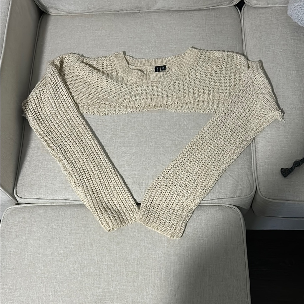 Beige Knit Sweater